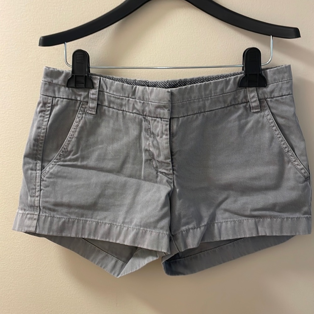 J Crew Gray Chino Shorts